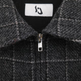 PLAID WOOL WORK JACKET