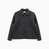 PLAID WOOL WORK JACKET