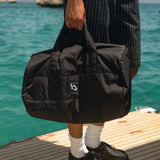 NYLON LOGO WEEKENDER BAG
