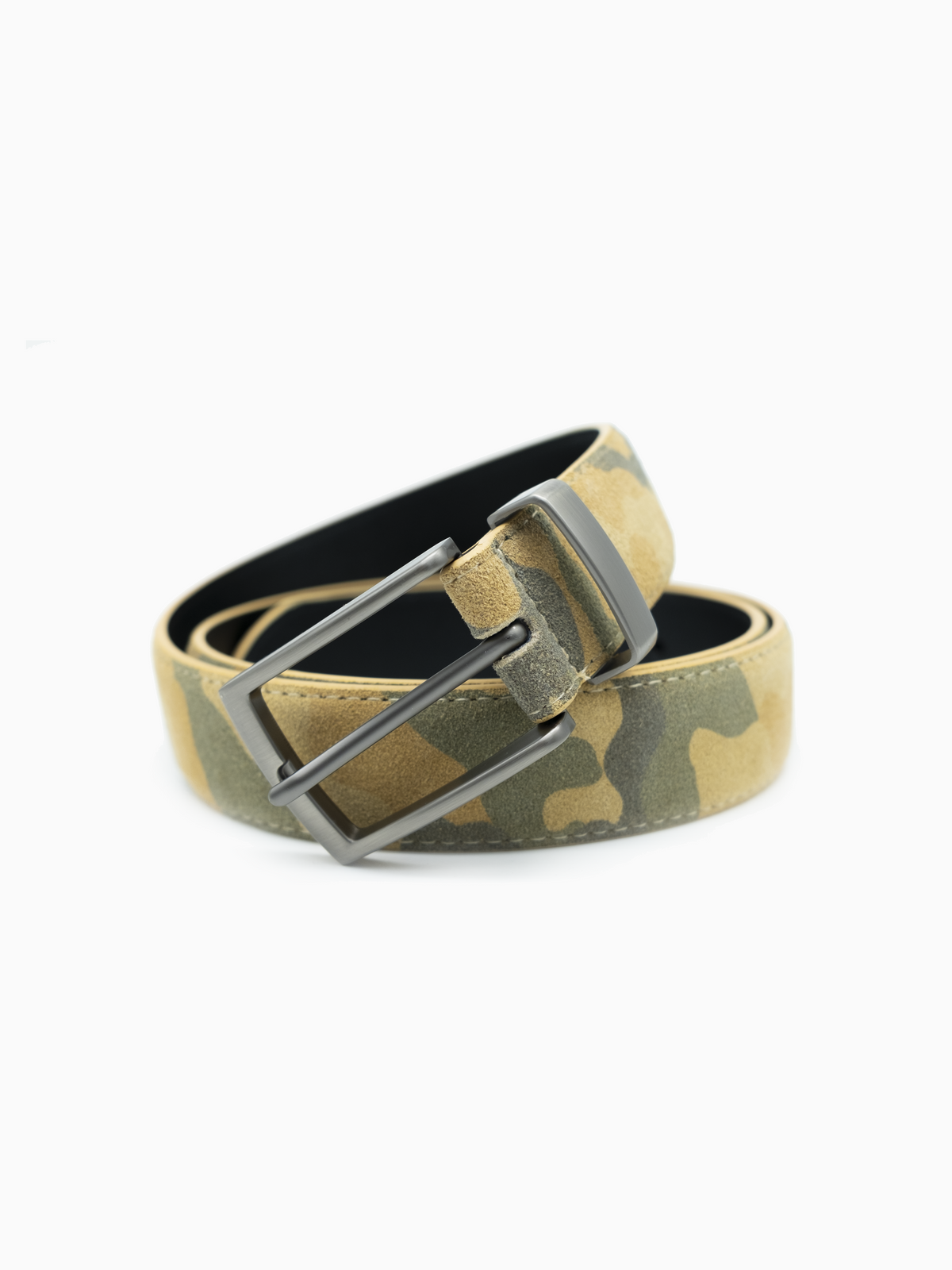 SUEDE CAMO BELT