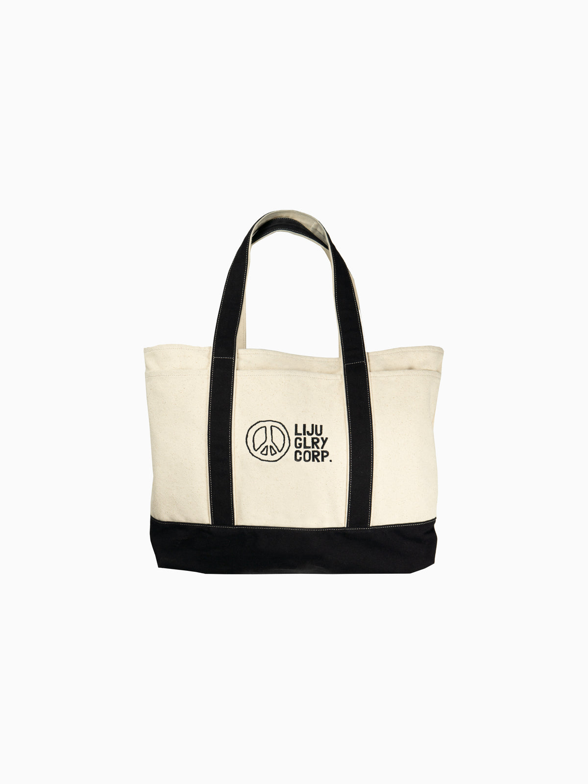 Canvas Peace Tote Bag