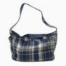 REVERSIBLE PLAID SLINGBAG by Liju