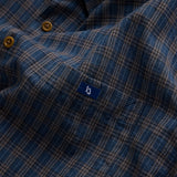 FRANK LINEN PLAID SHIRT