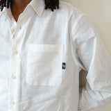 LOGO LINEN SHIRT