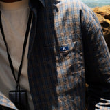 FRANK LINEN PLAID SHIRT