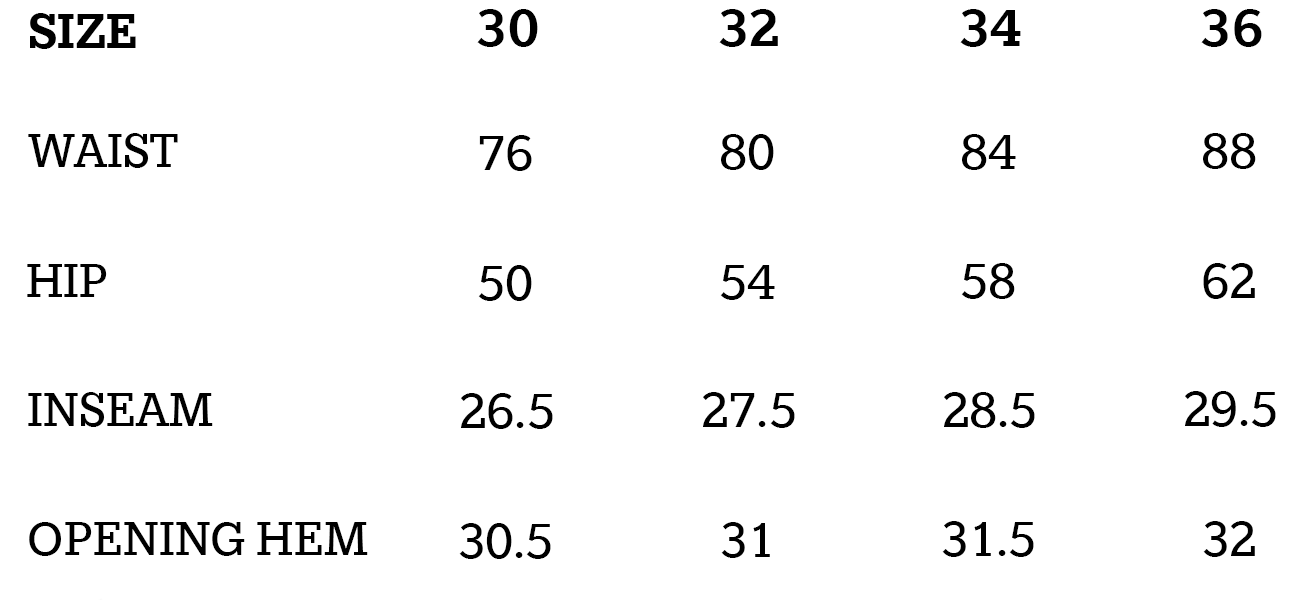 Size Guide