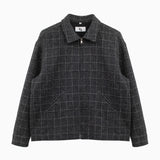 PLAID WOOL WORK JACKET
